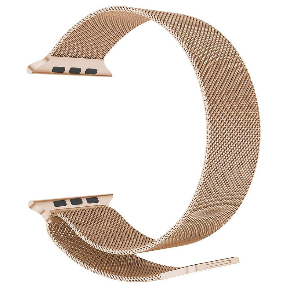 gold milanese loop apple watch 4